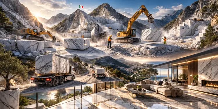 The Story Behind Italian Marble Quarrying – From Mountains to Your Home