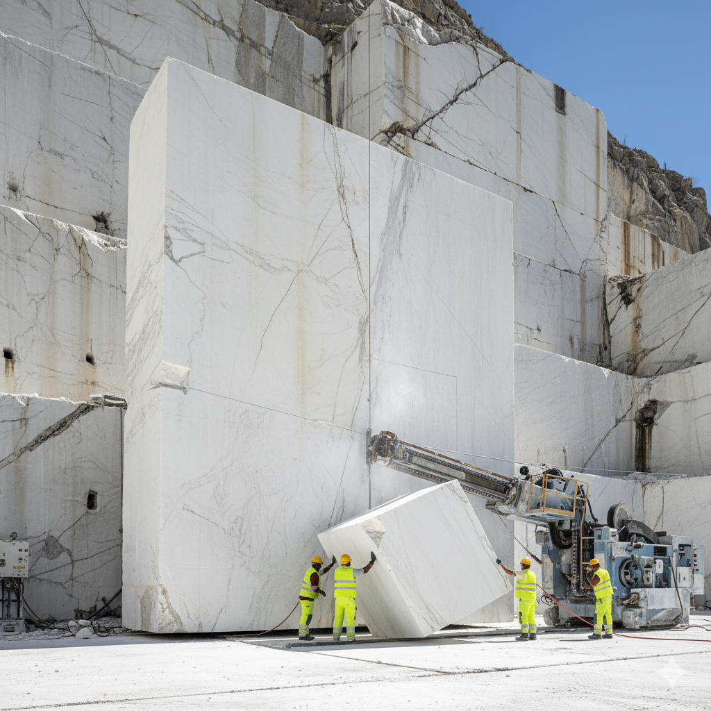 Step Two: Extraction - Cutting the Mountain