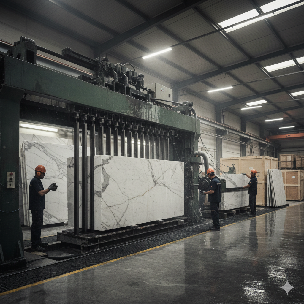 Step Four: Cutting into Slabs